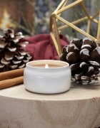 Milkhouse Candle Co. Creamery Cinnamon Fireside dišeča sveča Sampler Tin 42 g