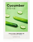 Missha Airy Fit Cucumber maska iz platna z vlažilnim in revitalizacijskim učinkom za suho kožo 19 g