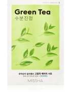 Missha Airy Fit Green Tea pomirjevalna tekstilna maska z zelenim čajem 19 g