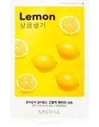 Missha Airy Fit Lemon maska iz platna za posvetlitev in vitalnost kožo 19 g
