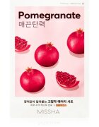 Missha Airy Fit Pomegranate maska iz platna z mehčalnim in osvežilnim učinkom 19 g
