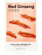 Missha Airy Fit Red Ginseng maska iz platna z vlažilnim in revitalizacijskim učinkom 19 g