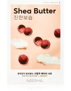 Missha Airy Fit Shea Butter maska iz platna z visokim vlažilnim in hranilnim učinkom 19 g