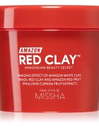 Missha Amazon Red Clay™ čistilna maska za zmanjšanje proizvodnje sebuma in por z ilovico 110 ml