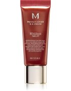 Missha M Perfect Cover BB krema z zelo visoko UV zaščito majhno pakiranje odtenek No. 27 Honey Beige SPF 42/PA+++ 20 ml
