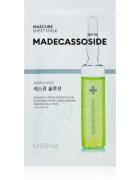 Missha Mascure Madecassoside negovalna maska iz platna za občutljivo in razdraženo kožo 28 ml