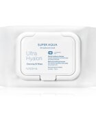 Missha Super Aqua 10 Hyaluronic Acid čistilni robčki za odstranjevanje ličil 30 kos