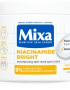MIXA Niacinamide Bright intenzivno vlažilna krema proti temnim madežem 400 ml