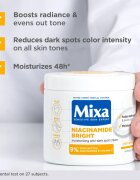 MIXA Niacinamide Bright intenzivno vlažilna krema proti temnim madežem 400 ml