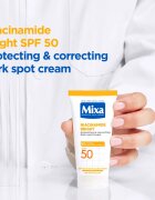 MIXA Niacinamide Bright korektivna krema proti temnim madežem SPF 50 50 ml