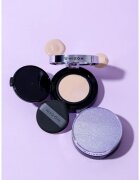 Mizon Vegan Collagen Cushion SPF38 PA++ dolgoobstojni tekoči puder v gobici z visoko UV zaščito odtenek #21 Light Beige 2x15 g
