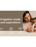 Momini Automatic Irrigator And Aspirator 2 in 1 NanoFlush aspirator za čiščenje nosu električna 1 kos
