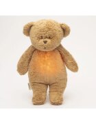 Moonie Bear 2.0 Organic Cappuccino ninica z melodijo 1 kos