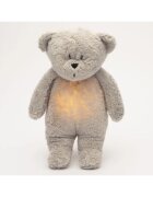 Moonie Bear 2.0 Organic Grey ninica z melodijo 1 kos