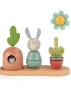 MOULIN ROTY Wooden Stack Up Toy Trois Petits Lapins aktivnostna igrača iz lesa 12m+ 1 kos