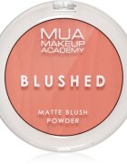 MUA Makeup Academy Blushed Powder Blusher rdečilo v prahu odtenek Misty Rose 5 g