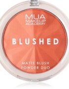 MUA Makeup Academy Blushed Powder Blusher rdečilo v prahu odtenek Peach Fizz 5 g