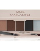 MUA Makeup Academy Brow Define paleta pudrastih senčil za obrvi z aplikatorjem 1 kos