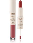MUA Makeup Academy Multi Lip Nude Edition Dolgoobstojna šminka in sijaj za ustnice duo odtenek Soleil 3.2 g
