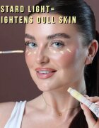 MUA Makeup Academy PRO/BASE Colour Corrector korektor in osvetljevalec odtenek Correct & Brighten – Custard Light 10 ml
