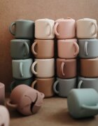 Mushie Baby Snack Cup skodelica za malico Blush 1 kos