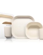 Mushie Dinnerware Set jedilni set za otroke 6m+ Ivory 3 kos