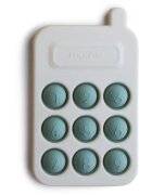 Mushie Pop-It Phone aktivnostna igrača za otroke Cambridge Blue 10m+ 1 kos
