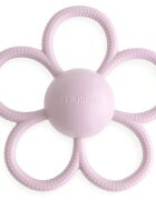 Mushie Rattle Teether Toy grizalo z ropotuljico Soft Lilac 1 kos
