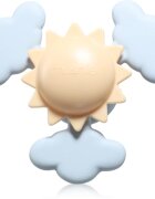 Mushie Sunshine Suction Spinner Toy aktivnostna igrača za otroke 10m+ 1 kos