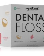 My White Secret Dental Floss zobna nitka Coconut Mint Strawberry 3 kos