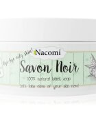 Nacomi Bye-Bye oily skin! črno milo za obraz in telo 120 g