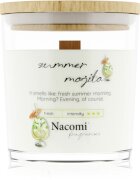Nacomi Soy Candle Home Fragrances dišeča sveča z lesenim stenjem 140 g