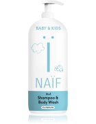 Naif Baby & Kids 2-in-1 otroški gel za umivanje in šampon brez dodanih dišav 500 ml