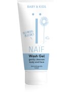 Naif Baby & Kids Wash Gel čistilni gel za umivanje za otroke in dojenčke za telo in obraz 100 ml