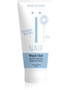 Naif Baby & Kids Wash Gel čistilni gel za umivanje za otroke in dojenčke za telo in obraz 200 ml