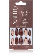 Nail HQ Almond umetni nohti Chocolate Envy 24 kos