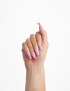 Nail HQ Coffin Pink Contrast French umetni nohti z lepilom 24 kos