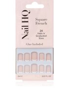 Nail HQ Square French umetni nohti 24 kos