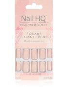 Nail HQ Square umetni nohti Elegant French 24 kos