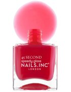 Nails Inc. 45 Second Speedy Gloss hitro sušeči lak za nohte odtenek Aria 14 ml