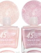 Nails Inc. 45 Second Speedy Gloss lak za nohte DUO paket odtenek Main Character Moment 2x14 ml