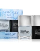 Nails Inc. Basically Blue set lakov za nohte