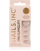 Nails Inc. #NailingLife Press-On Nails umetni nohti odtenek Style It Like Sabrina Gold French Tip 33 kos