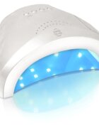 NaniNails NANI Pearl White LED lučka za gel nohte 1 kos