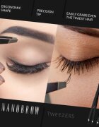 Nanobrow Tweezers pinceta s poševno konico 1 kos