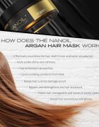 Nanoil Argan hranilna maska za lase z arganovim oljem 300 ml