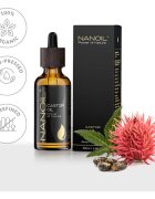 Nanoil Castor Oil ricinusovo olje za obraz telo in lase 50 ml