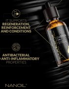 Nanoil Castor Oil ricinusovo olje za obraz telo in lase 50 ml