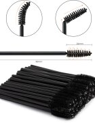 Nanolash Disposable Mascara Wands krtačka za obrvi in trepalnice 50 kos