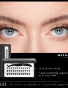Nanolash DIY Eyelash Extensions set za podaljševanje trepalnic doma Harmony 36 kos